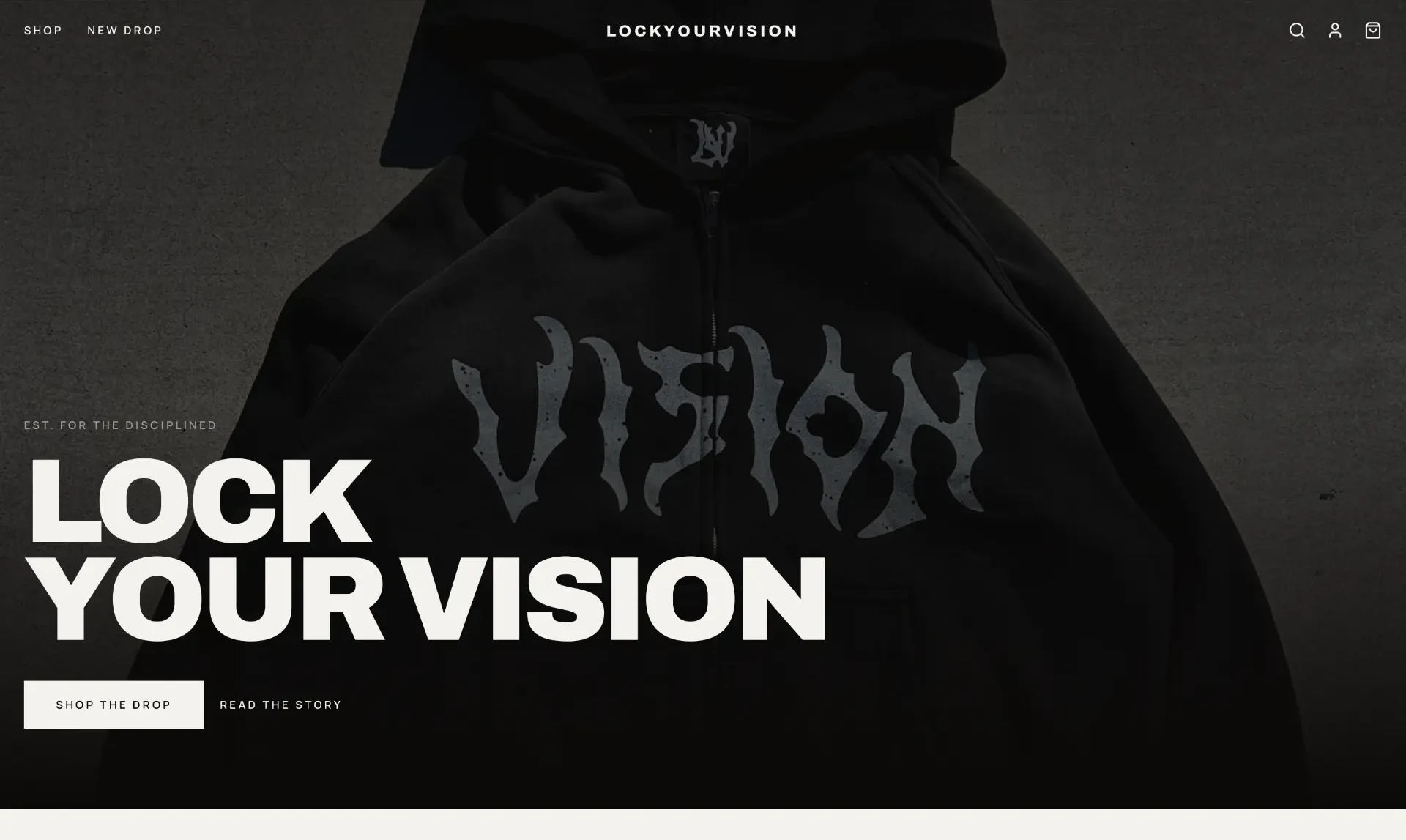 LOCKYOURVISION apparel website